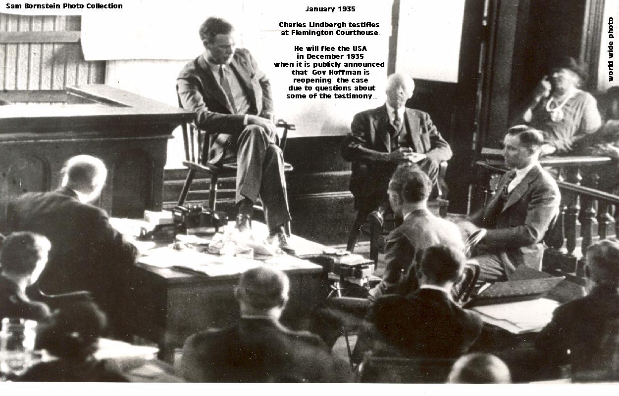 Collectible Photographic Images Charles Lindbergh Testifies at